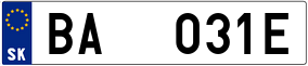 Truck License Plate
